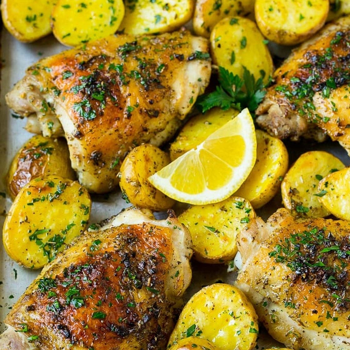 Greek Chicken and Potatoes
