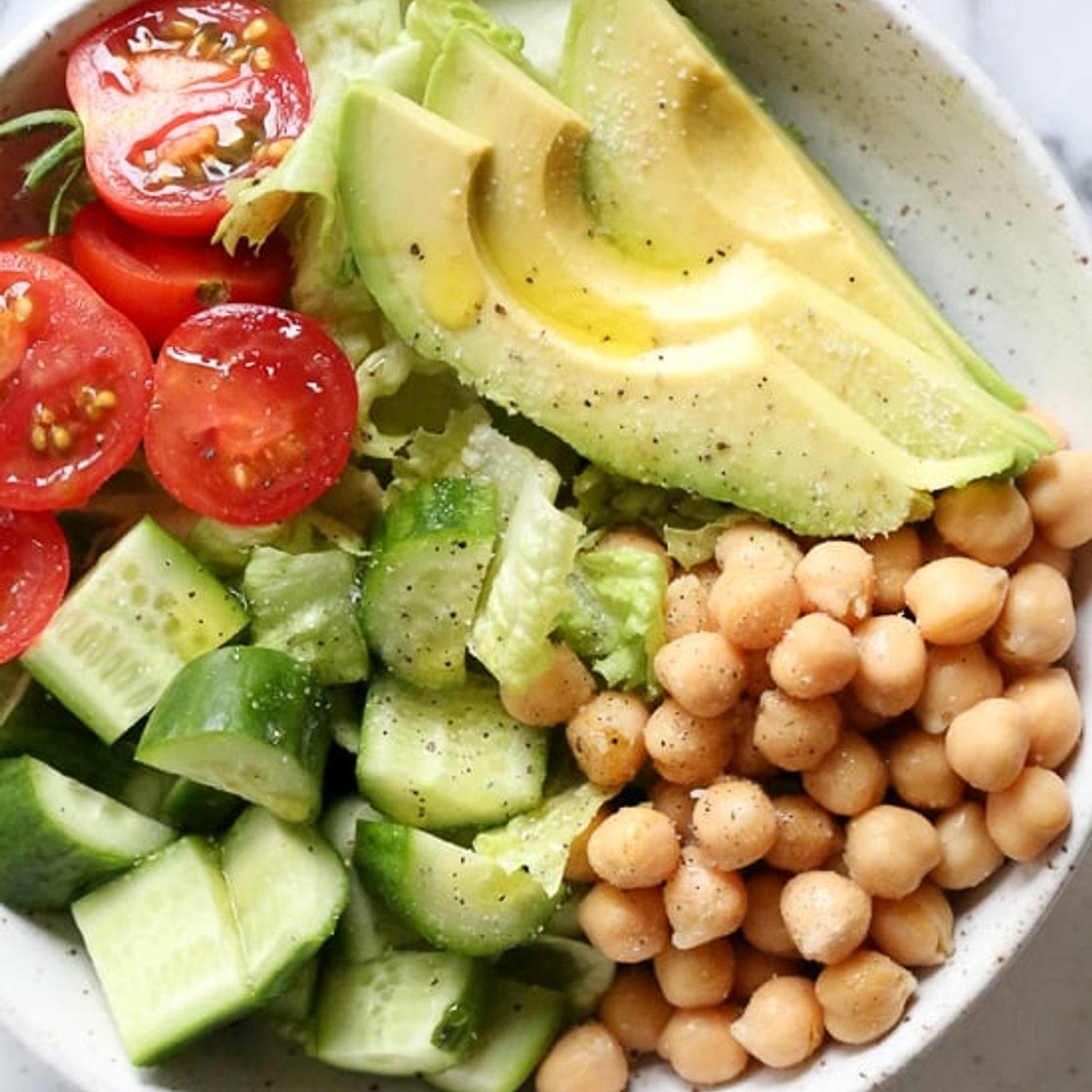 Chickpea Avocado Salad