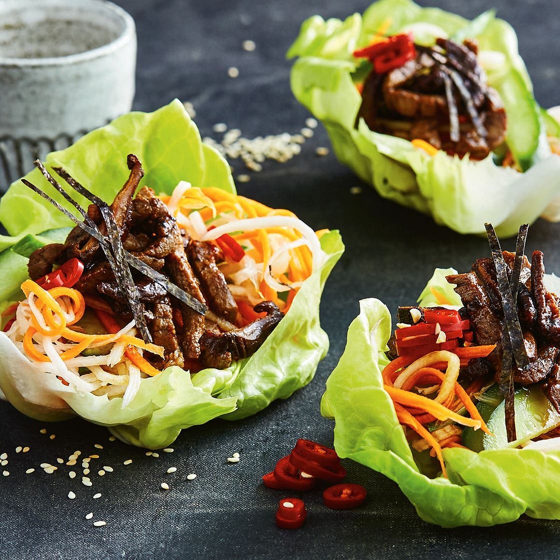 Healthy Japanese tacos recipe