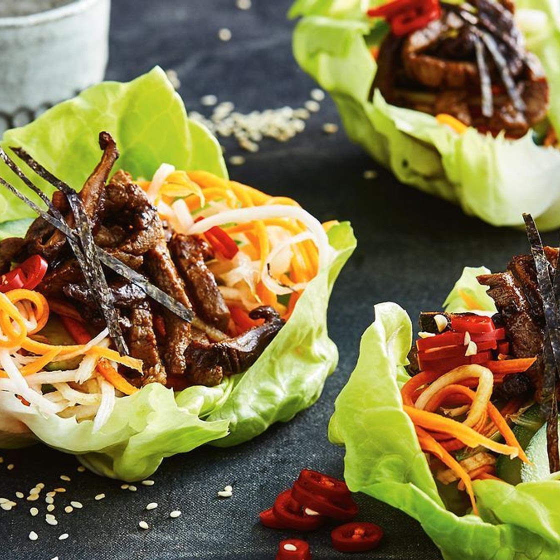 Healthy Japanese tacos recipe