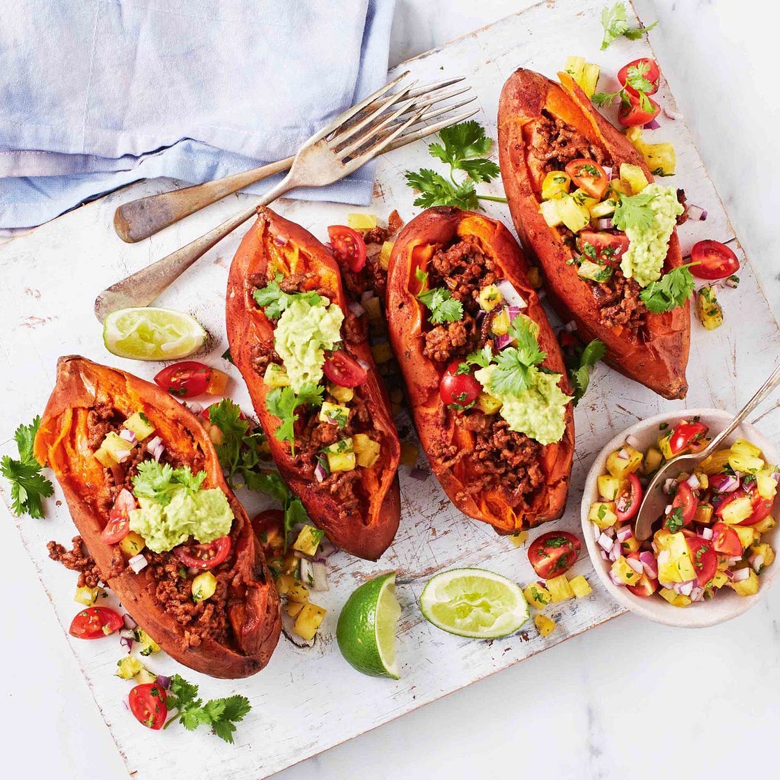 Better-for-you sweet potato tacos recipe