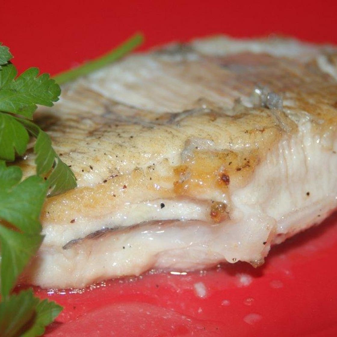 Roast Skate With Malted, Caramelized Garlic Sauce