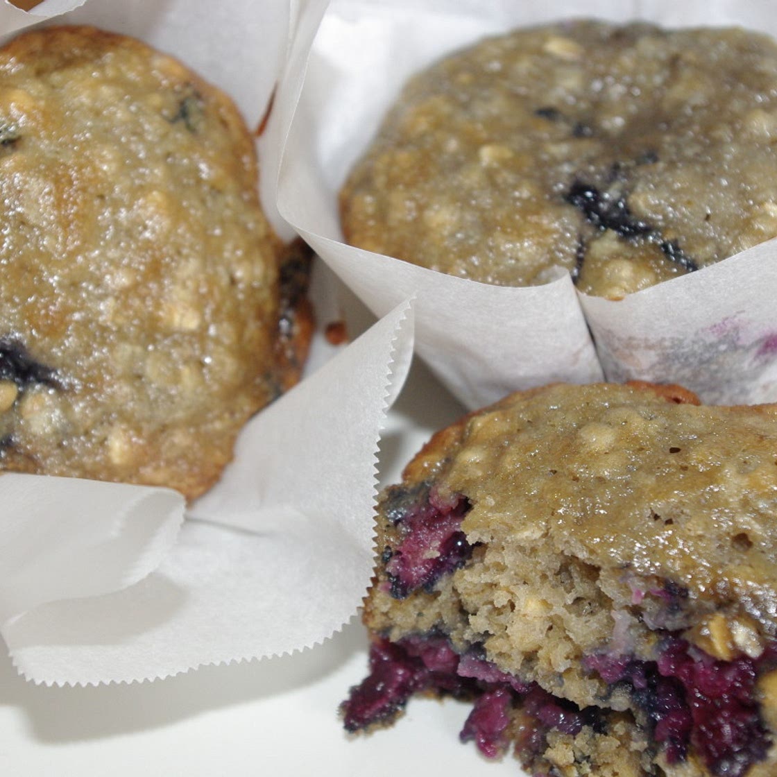 Cherry-Oatmeal Muffins