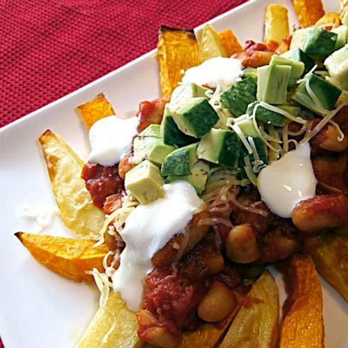 Vegetarian nachos