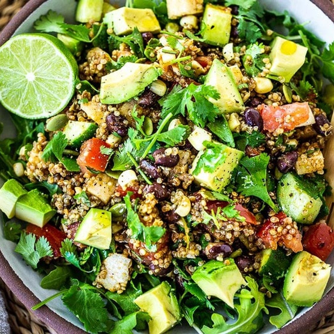 Southwest Black Bean Quinoa Salad