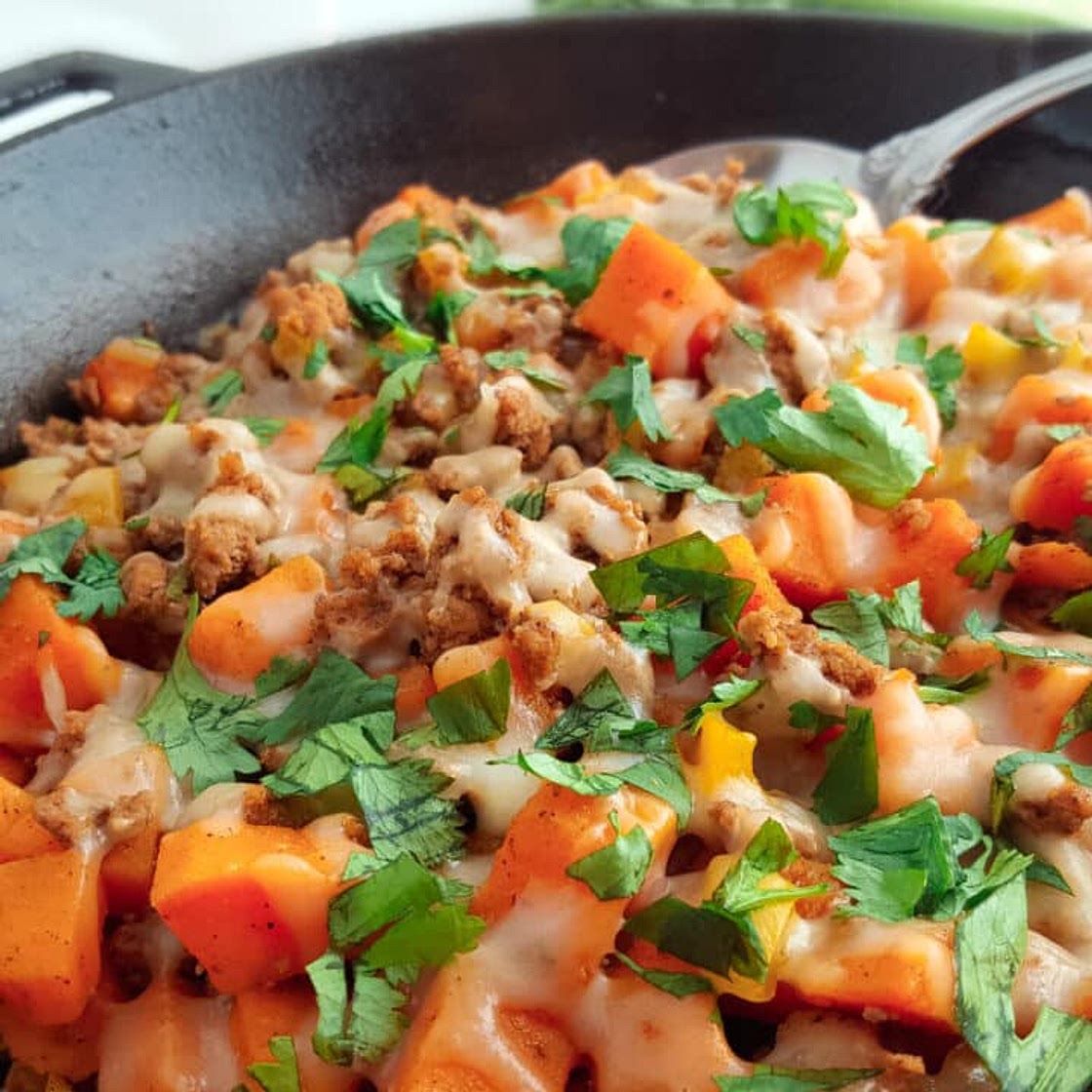 Ground Turkey Sweet Potato Skillet