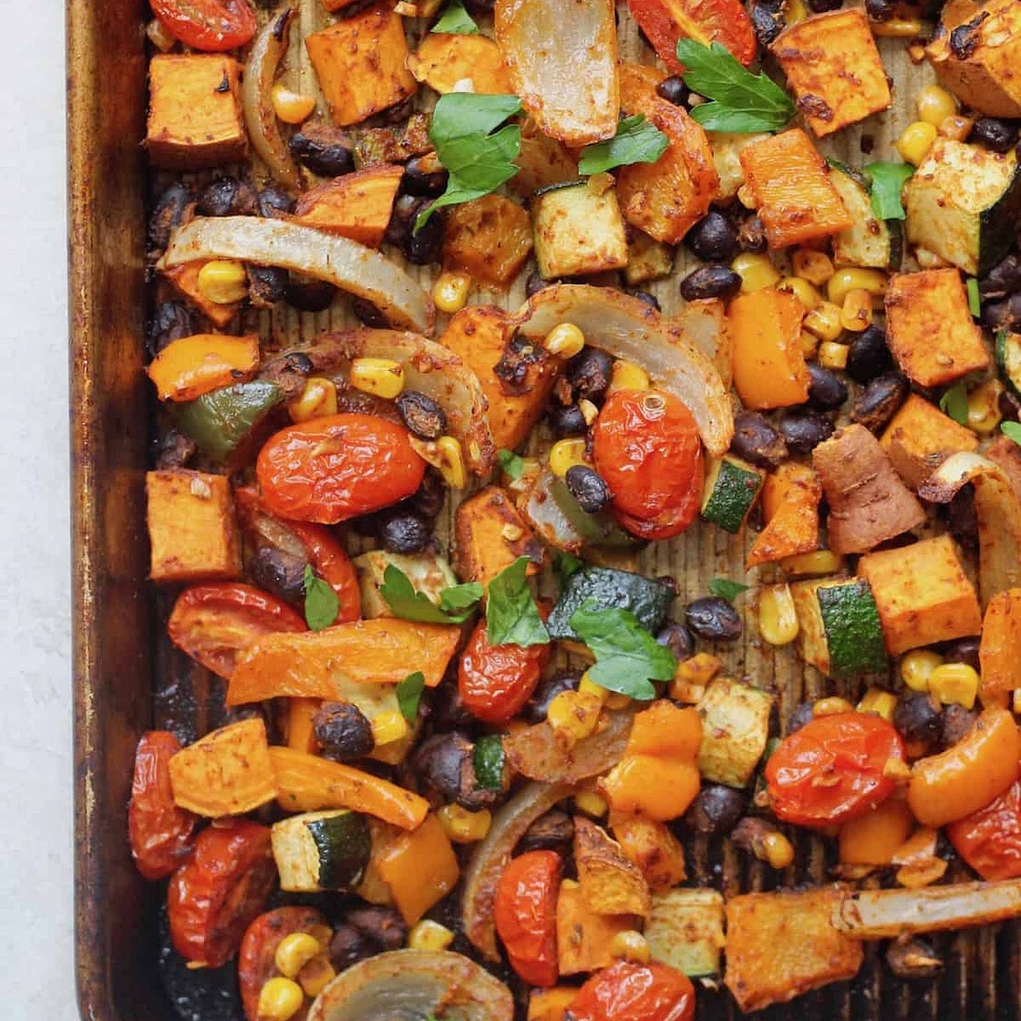 Southwestern Sheet Pan Vegan Dinner Recipe