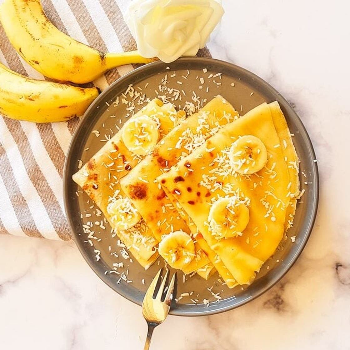 Gluten-Free Cassava Flour Crepes