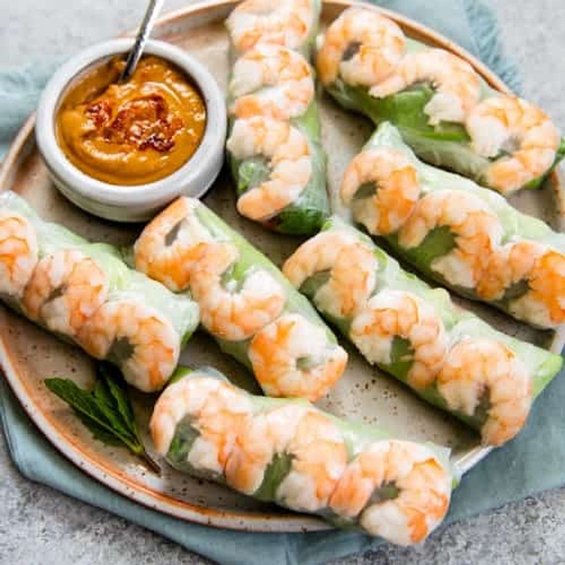 Fresh Vietnamese Spring Rolls