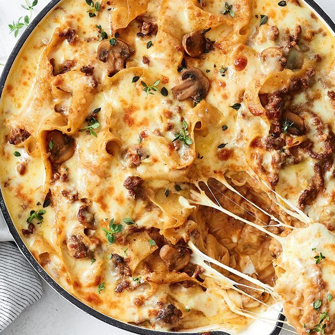 One-pan French onion beef stroganoff recipe