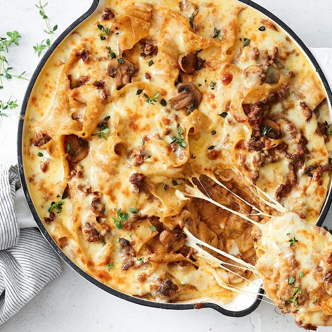 One-pan French onion beef stroganoff recipe