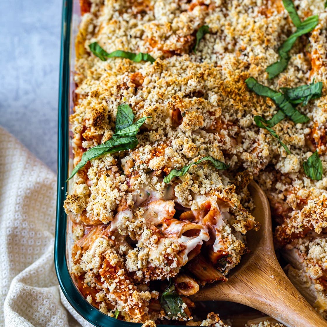 Amazing Vegan Baked Ziti (All Whole Foods!)