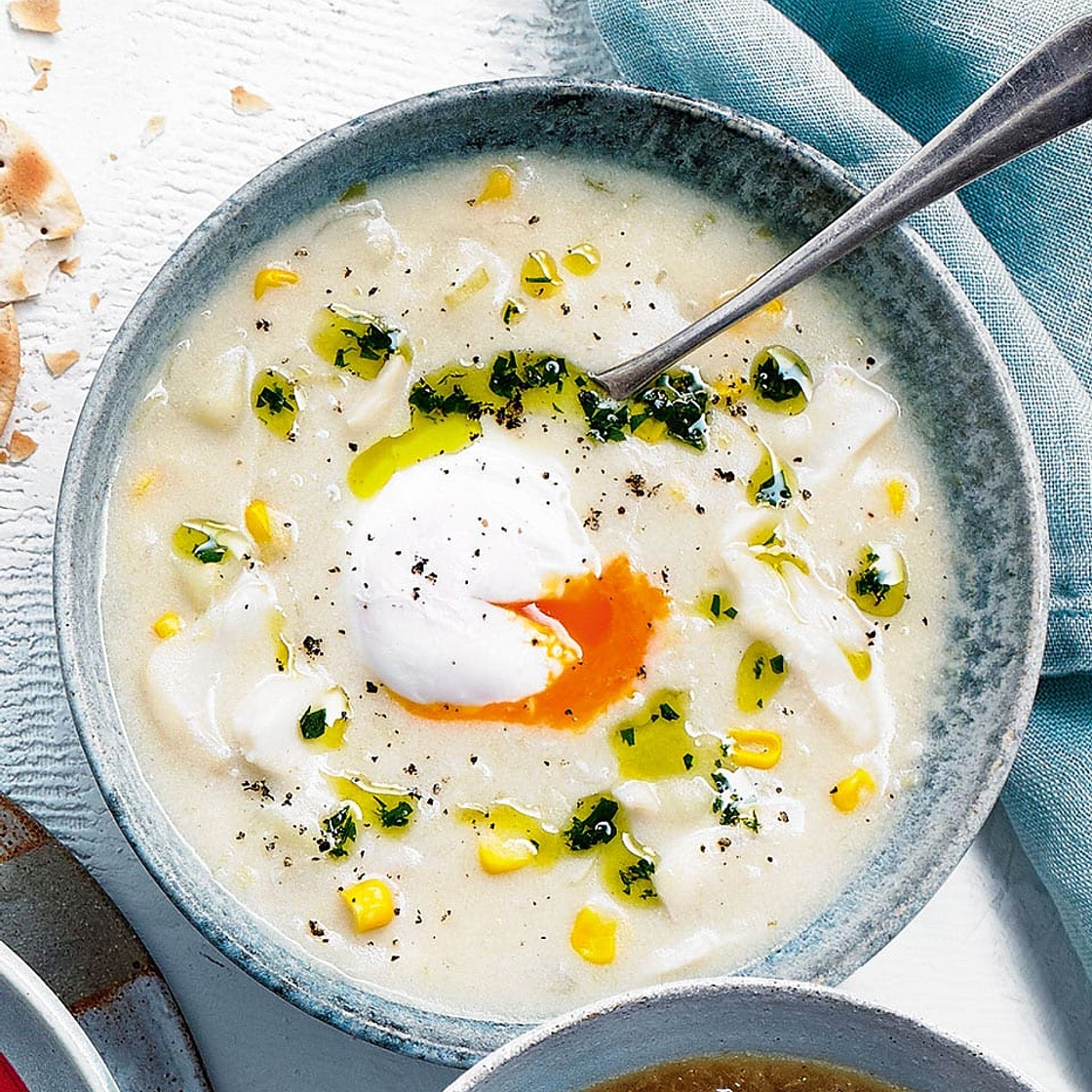 Smoked haddock chowder