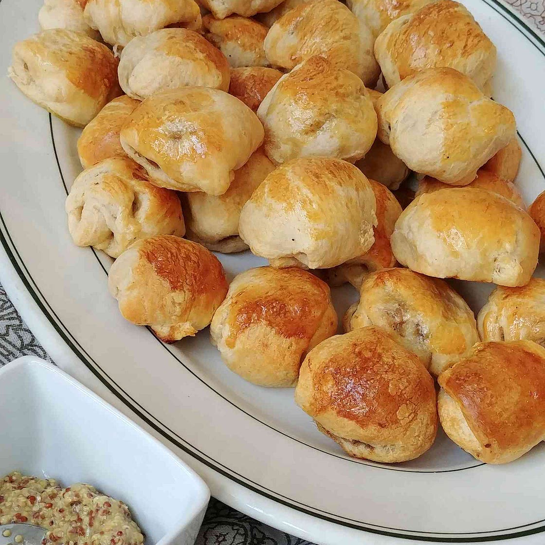Meatball-Stuffed Crescent Rolls
