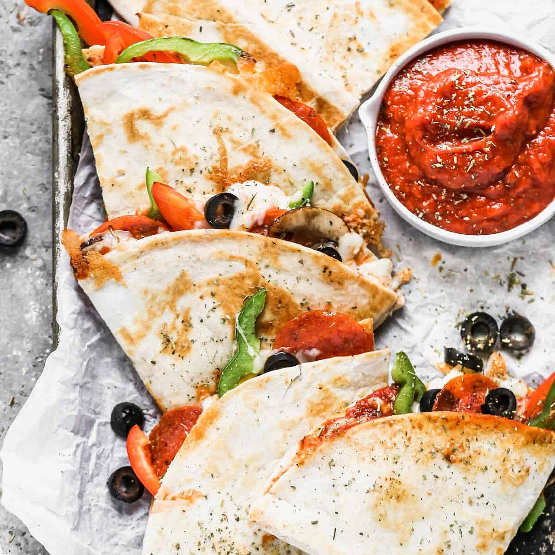 Pizza Quesadilla
