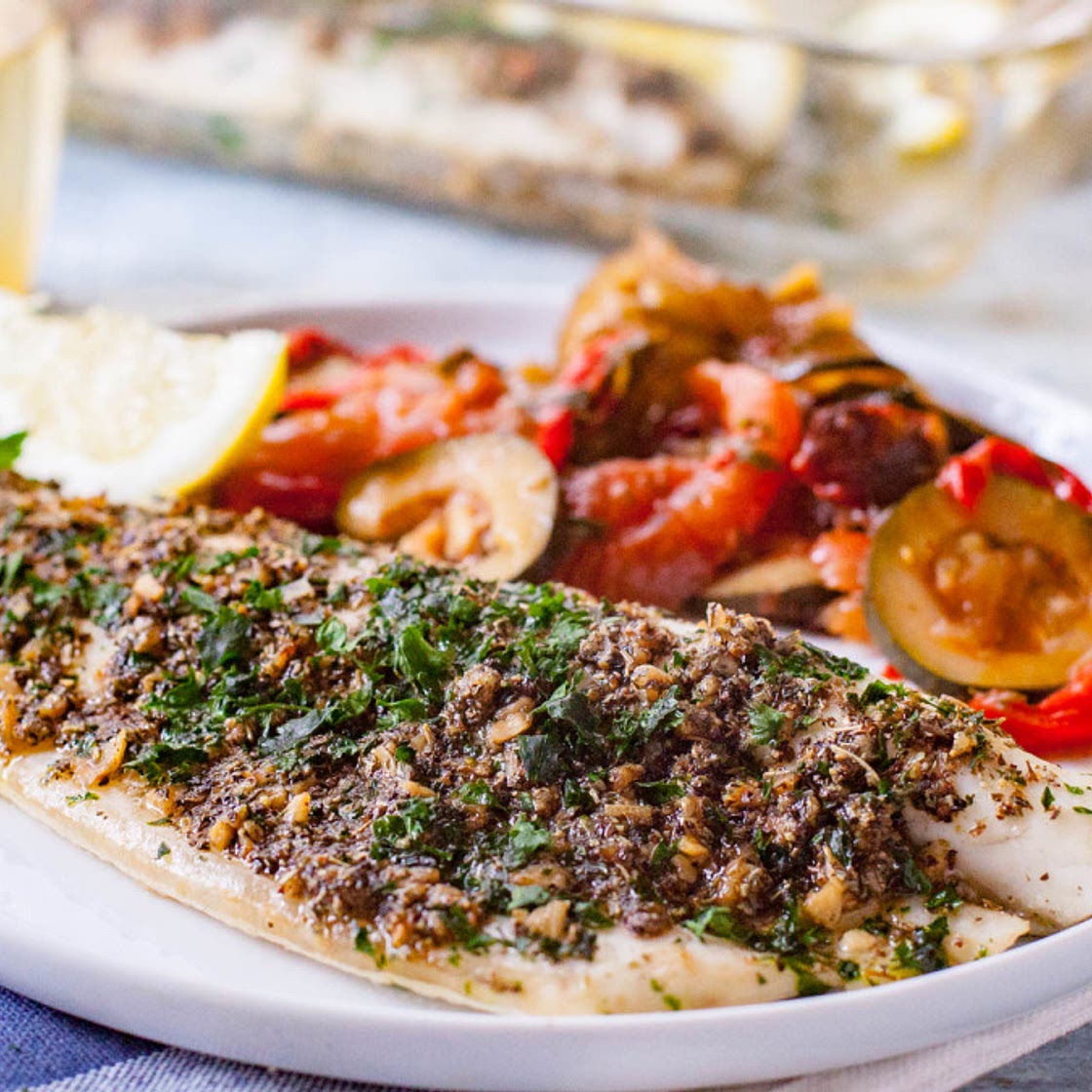 Simple Oven-Baked Sea Bass