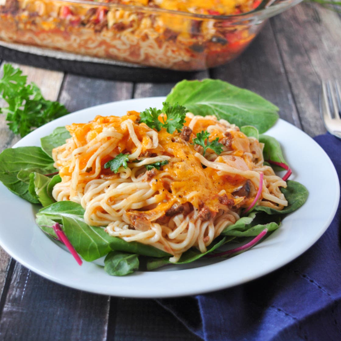 Ramen Noodle Casserole