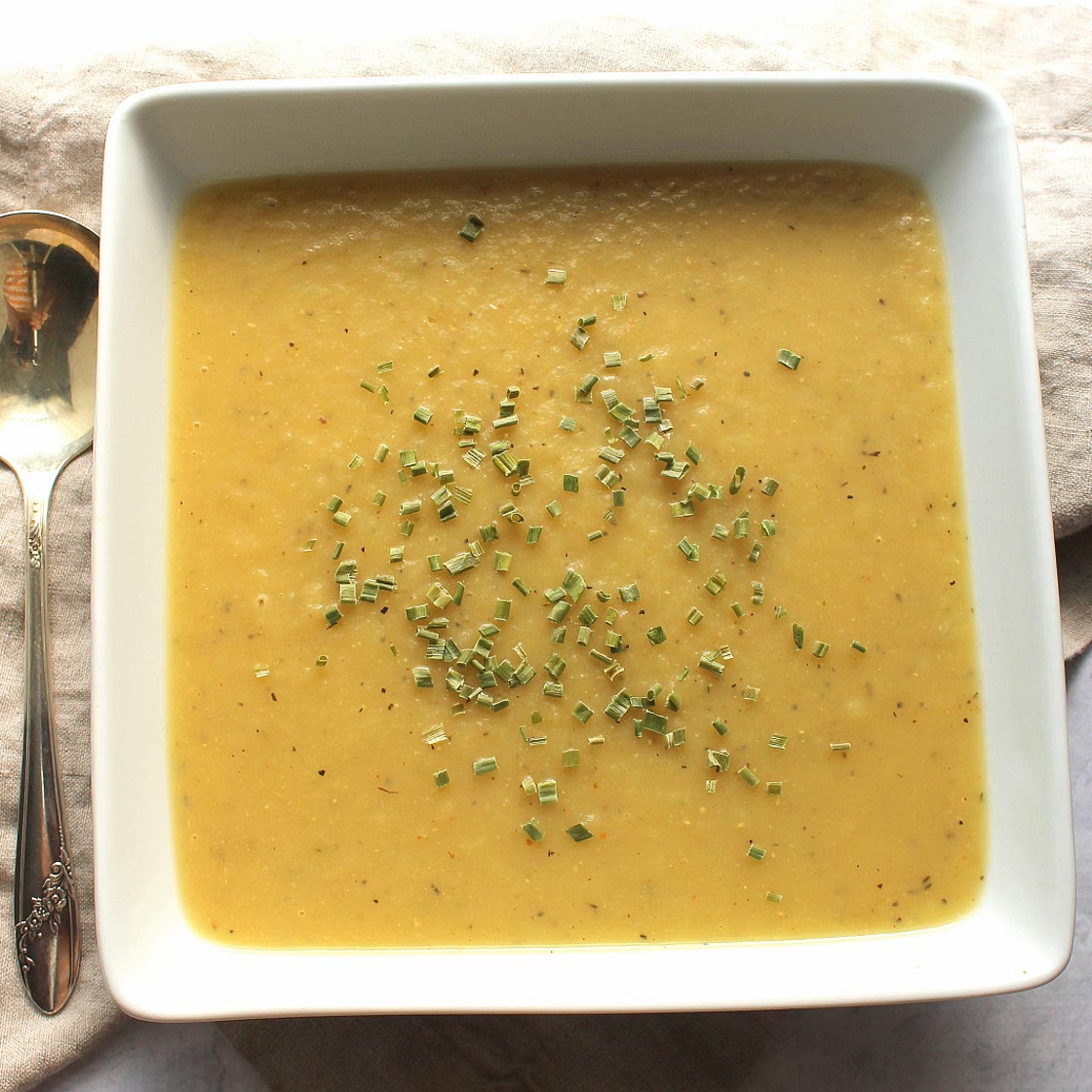 Potato and Leek Soup (Creamy but No Cream!)