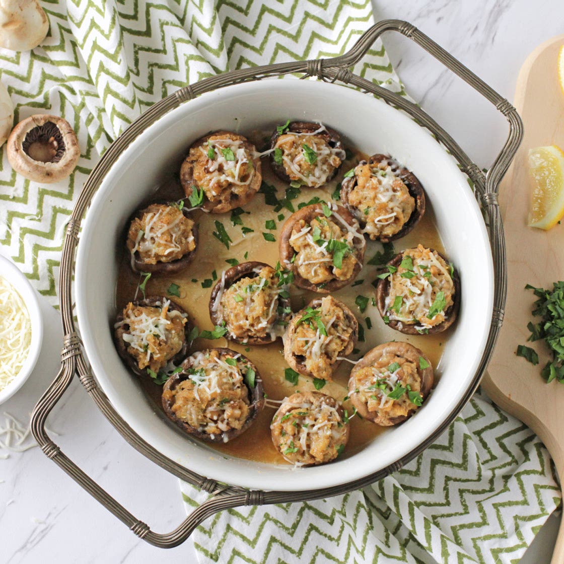 Olive Garden Stuffed Mushrooms (Copycat)