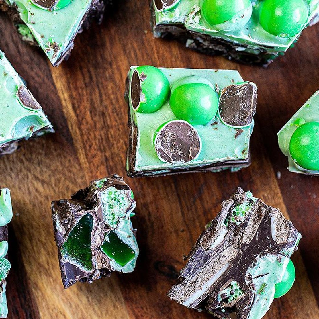 Choc mint rocky road recipe