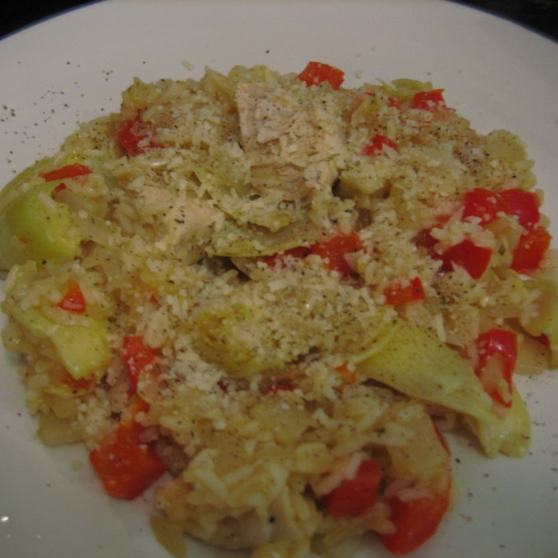 Lemon Chicken and Rice With Artichokes