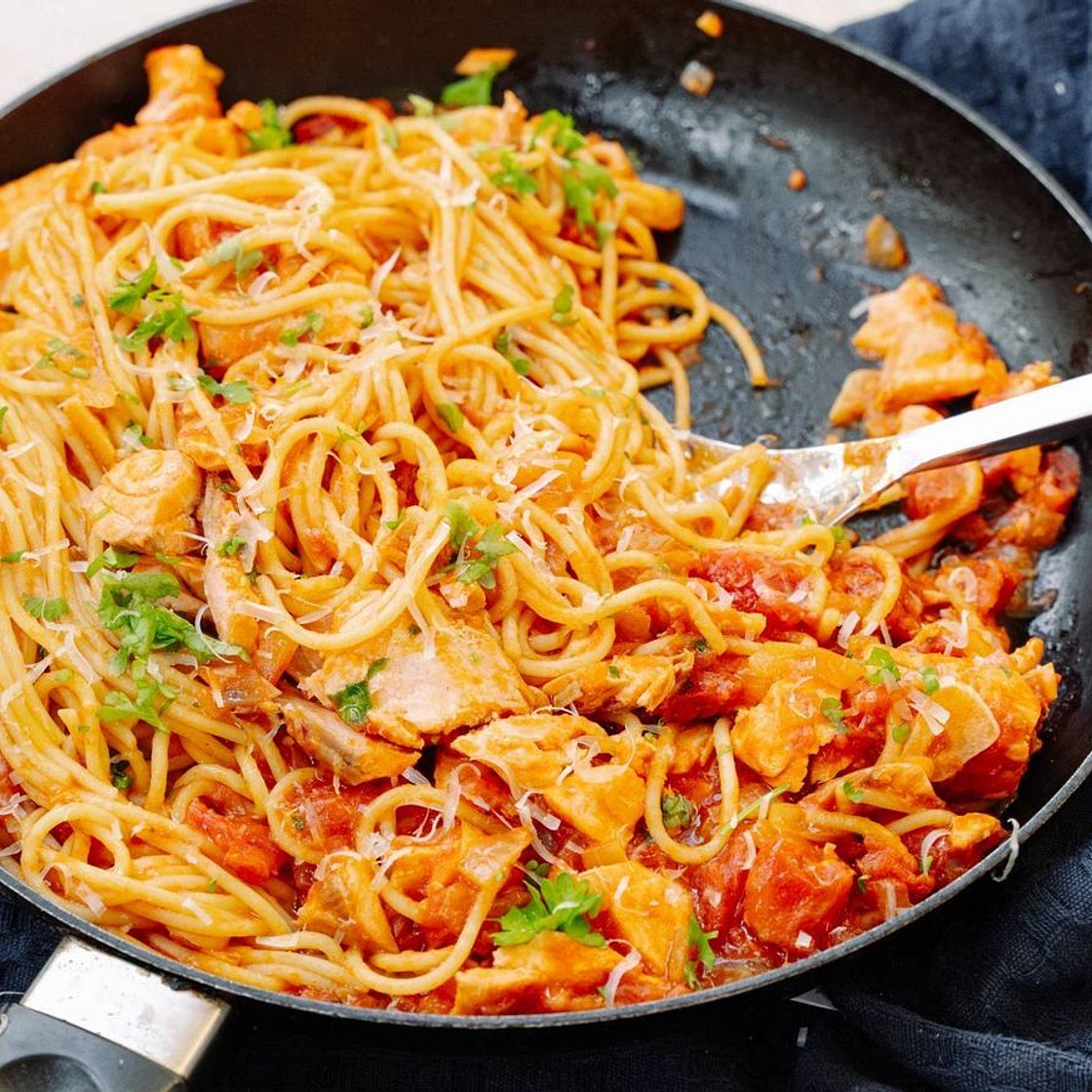 Salmon Pasta