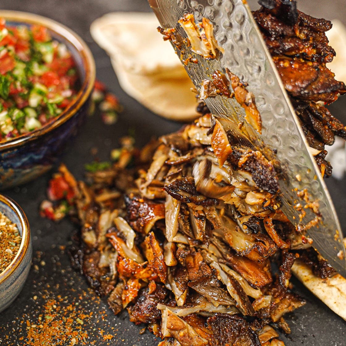 Oyster Mushroom Vegan Shawarma