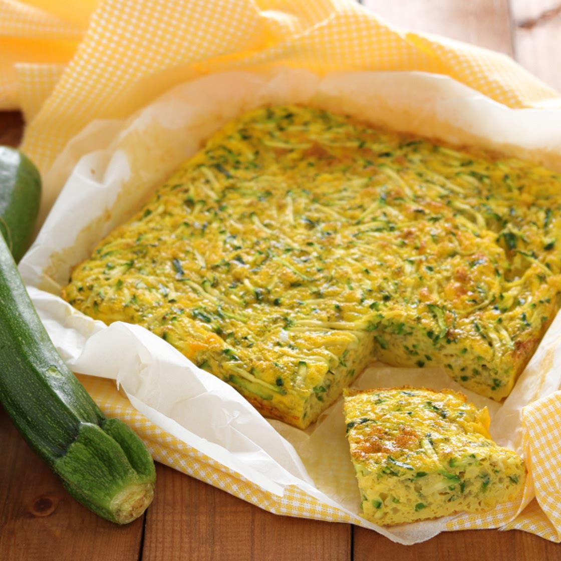 Frittata di zucchine al forno