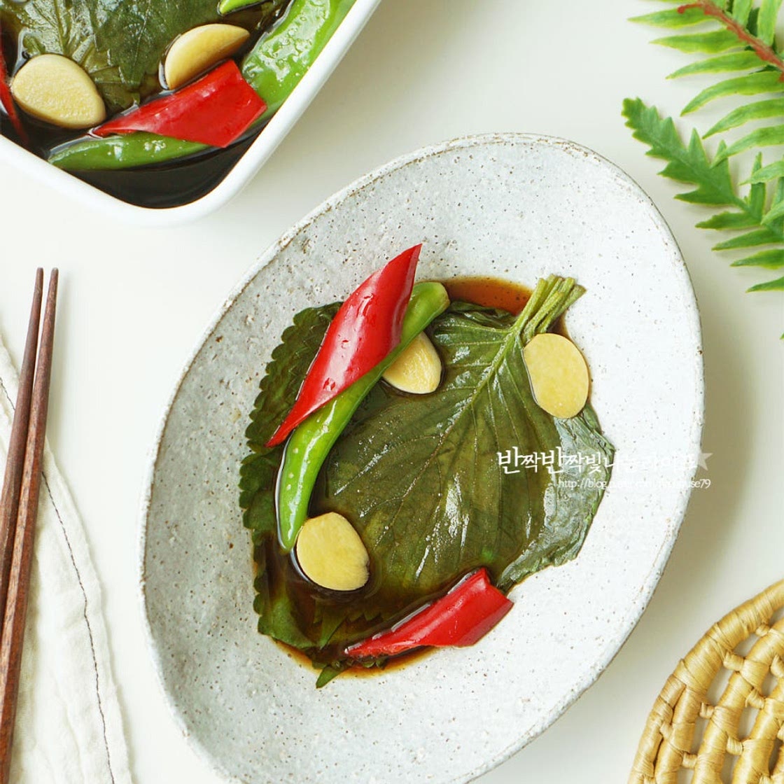 간장 깻잎장아찌 만들기 깻잎절임 깻잎요리