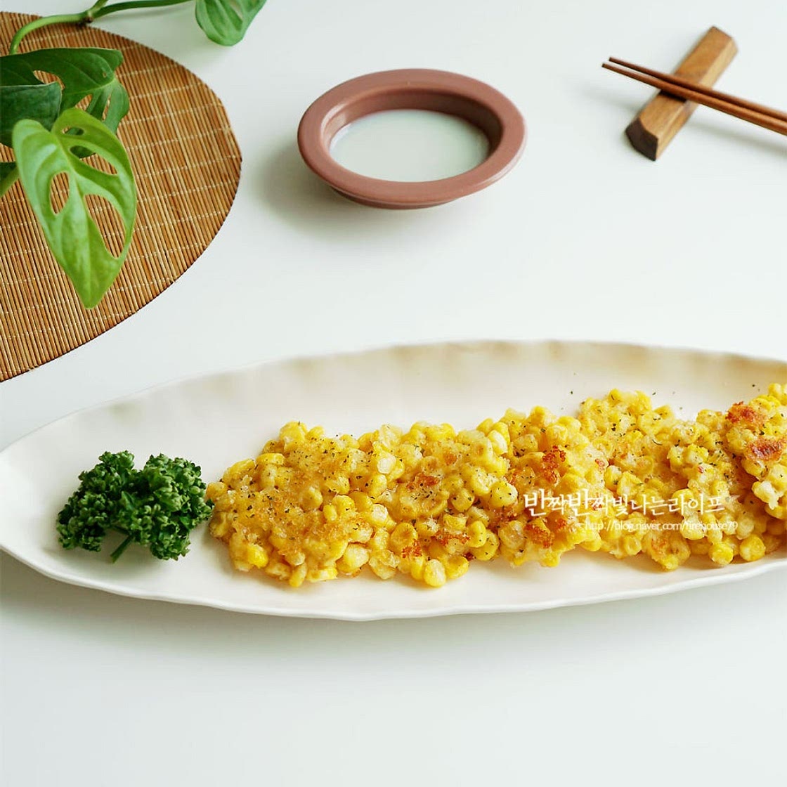 옥수수전 톡톡 씹히는 콘옥수수전 간단 캔 옥수수콘 요리