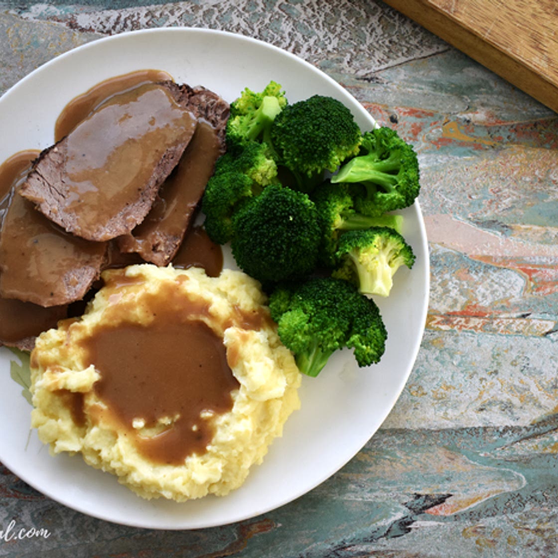 Low Sodium Roast Beef & Gravy