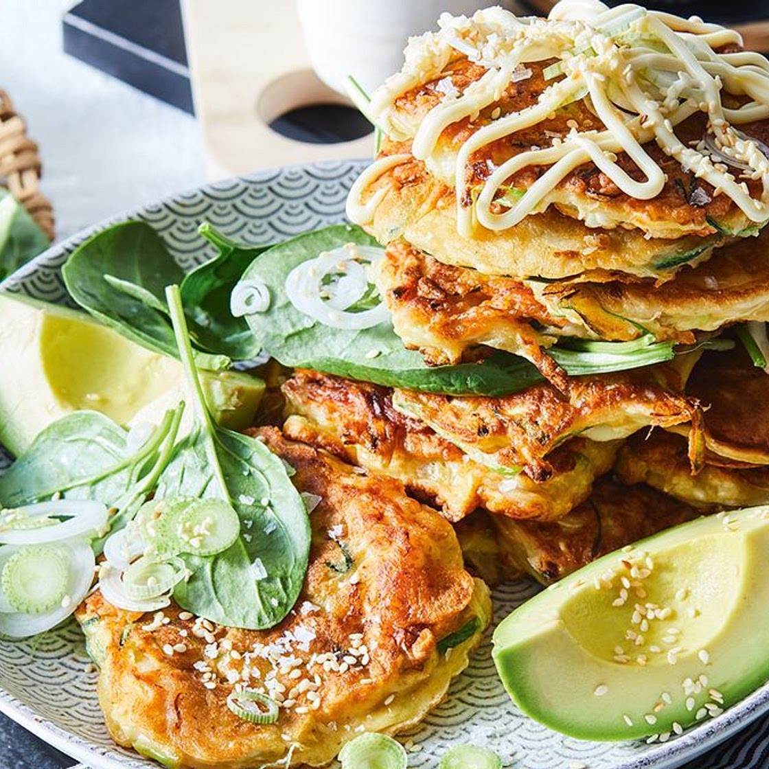 Flip out a winner tonight with Hayden Quinn's okonomiyaki with prawns
