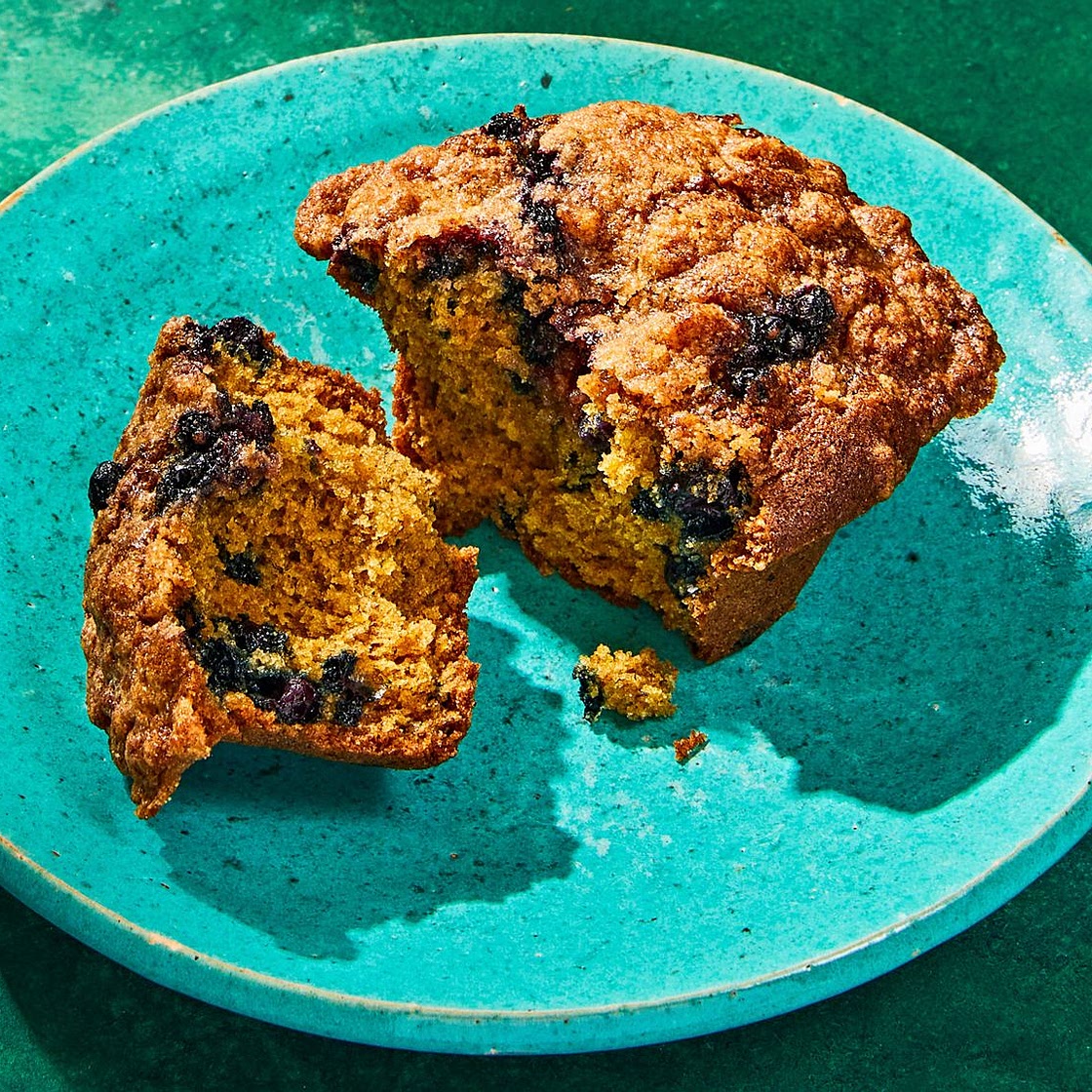 Blueberry Spelt Muffins