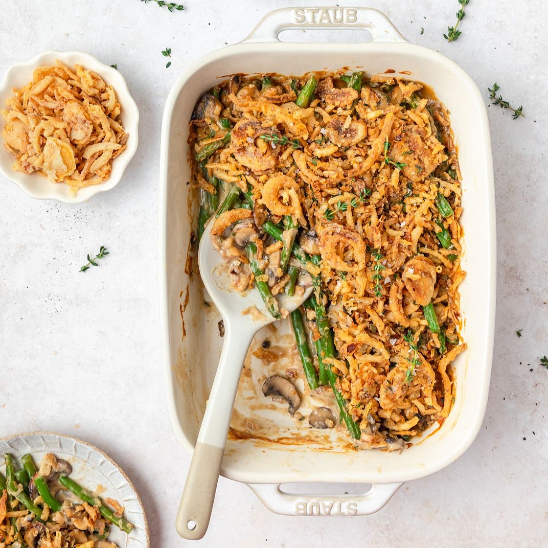 Fresh Green Bean Casserole from Scratch