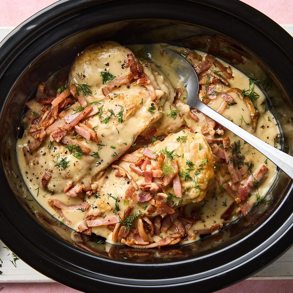 Slow cooker creamy ranch chicken breast recipe