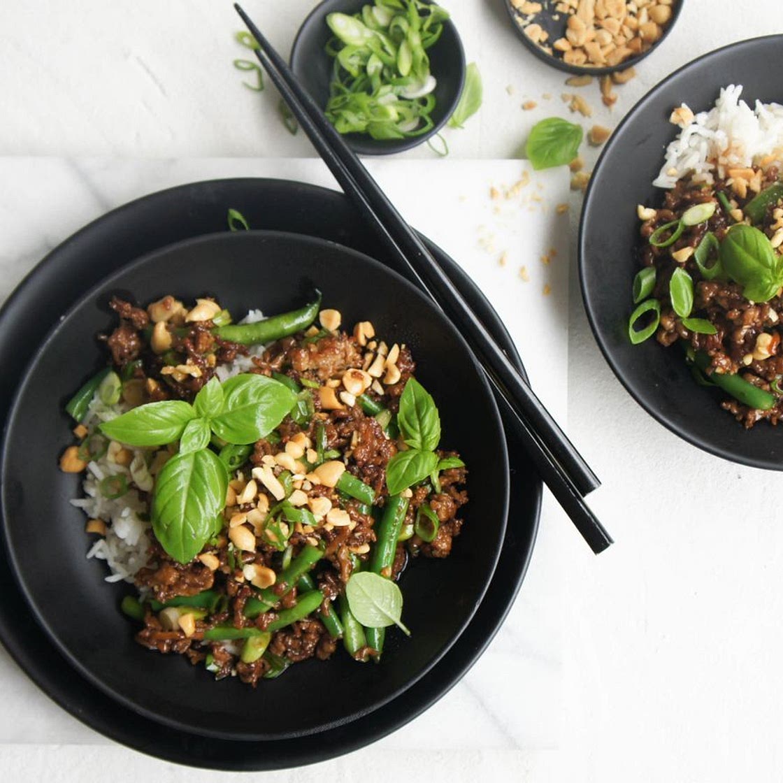 Chinese pork mince stir-fry recipe