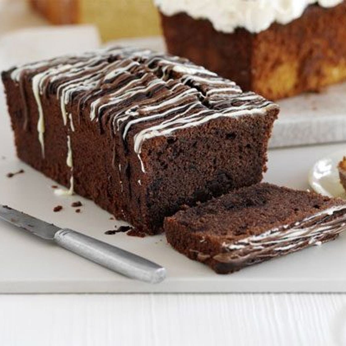 Double chocolate loaf cake