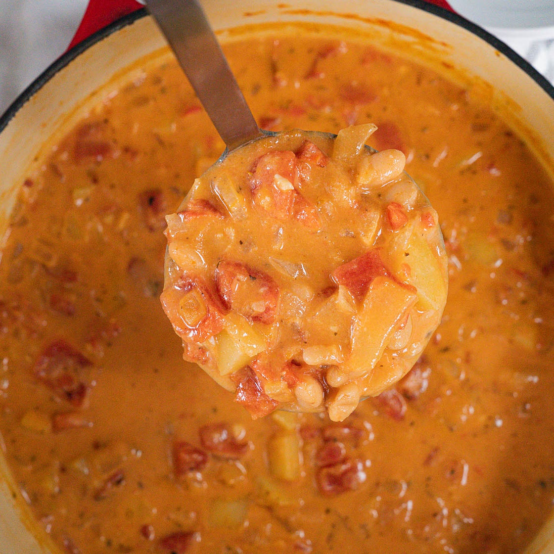 Hearty Fire Roasted Tomato Soup