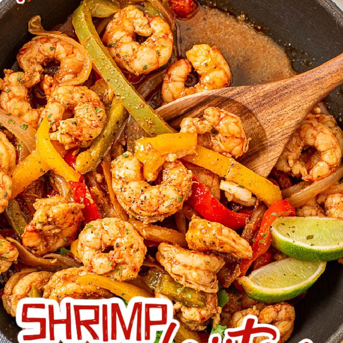 QUICK SKILLET SHRIMP FAJITAS