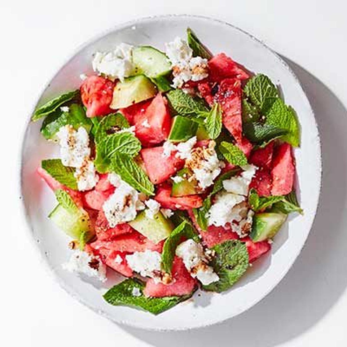 Watermelon & feta salad