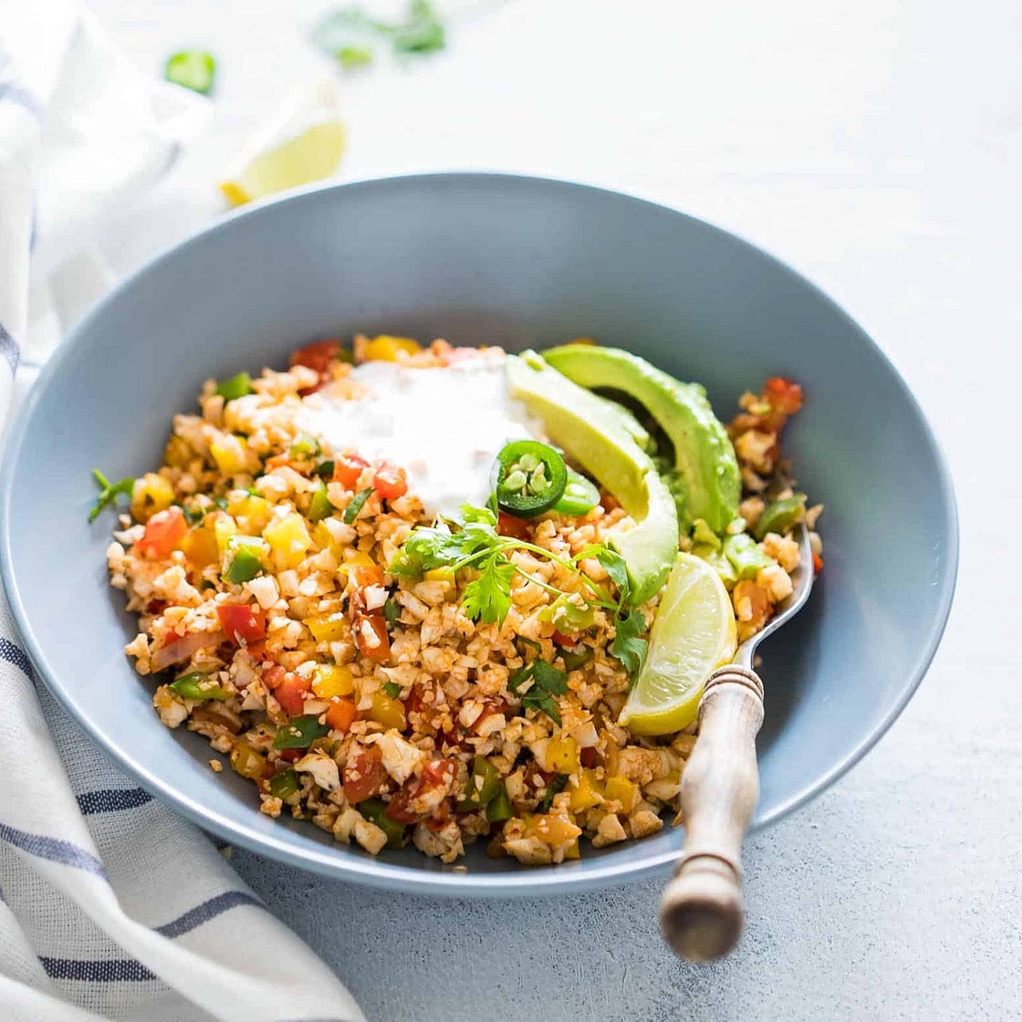 Low Carb Mexican Cauliflower Rice