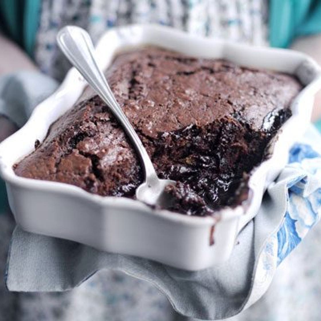 Self-saucing Jaffa pudding