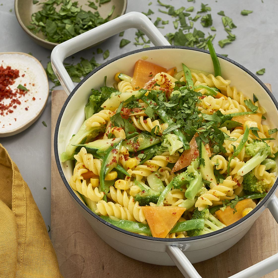 One Pot Indische Curry-Nudeln