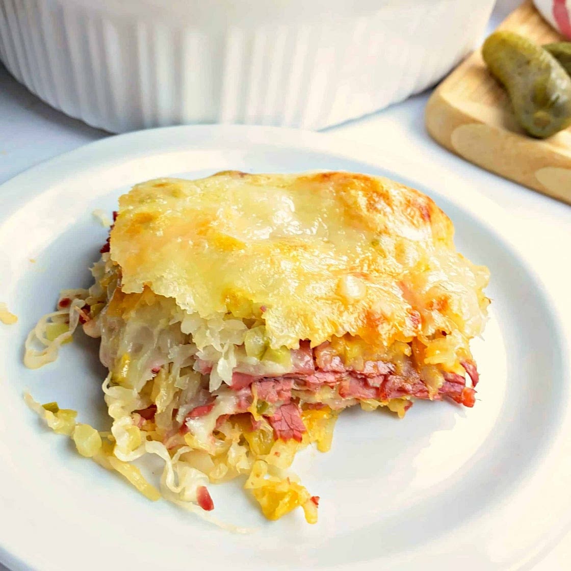 Easy Keto Reuben Casserole