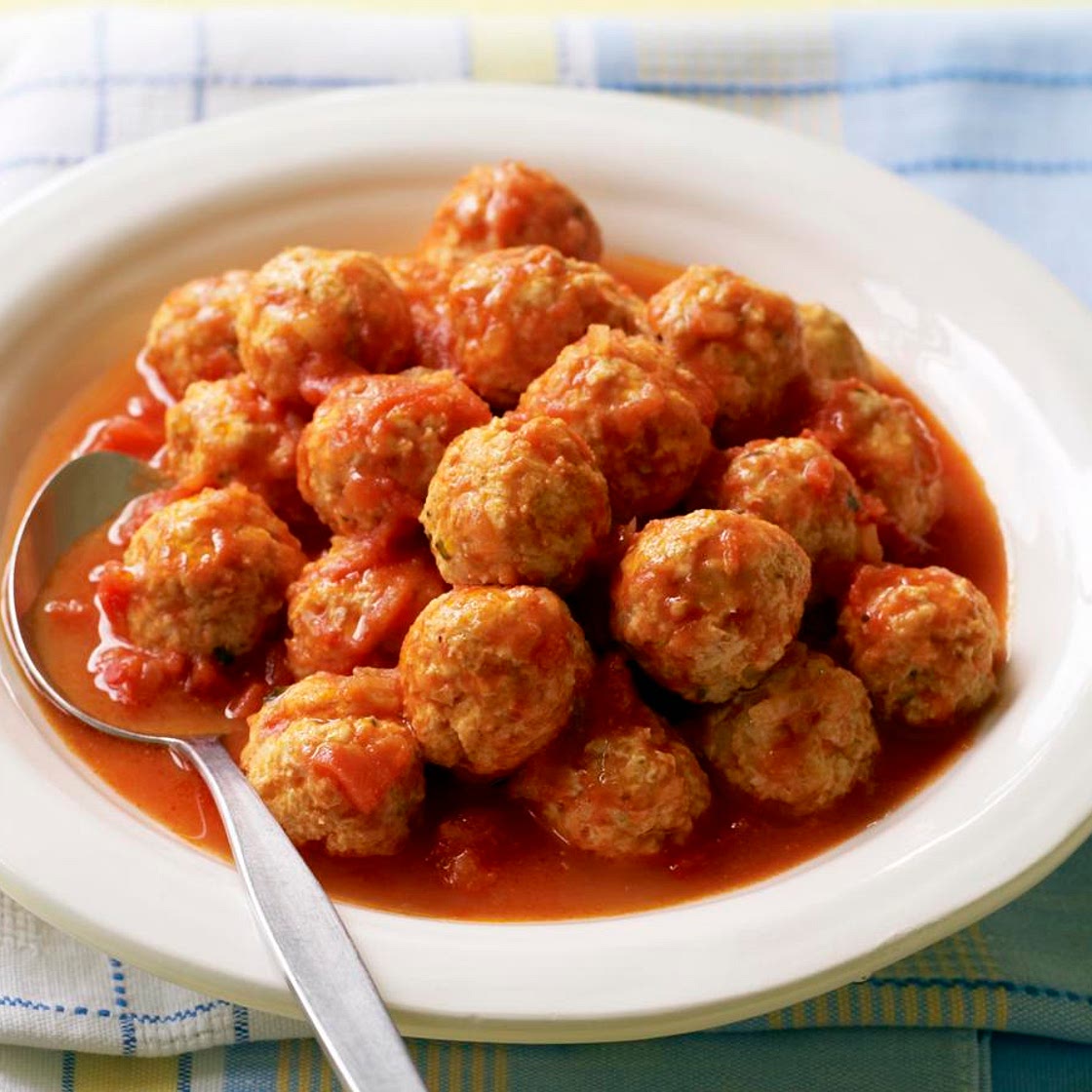 Turkey meatballs in tomato sauce