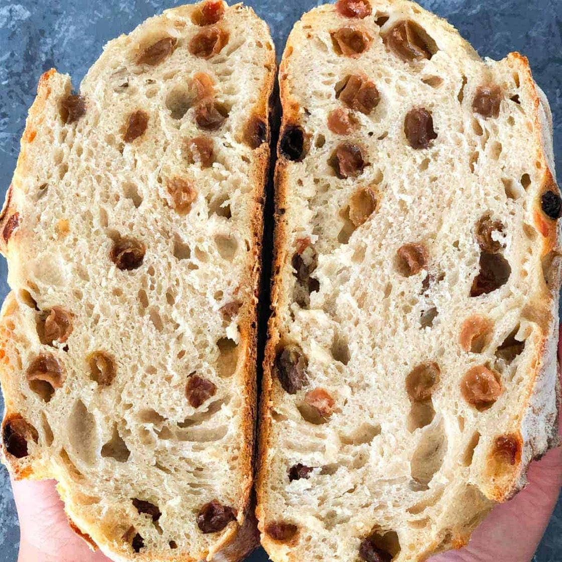 Cinnamon Raisin Sourdough Bread