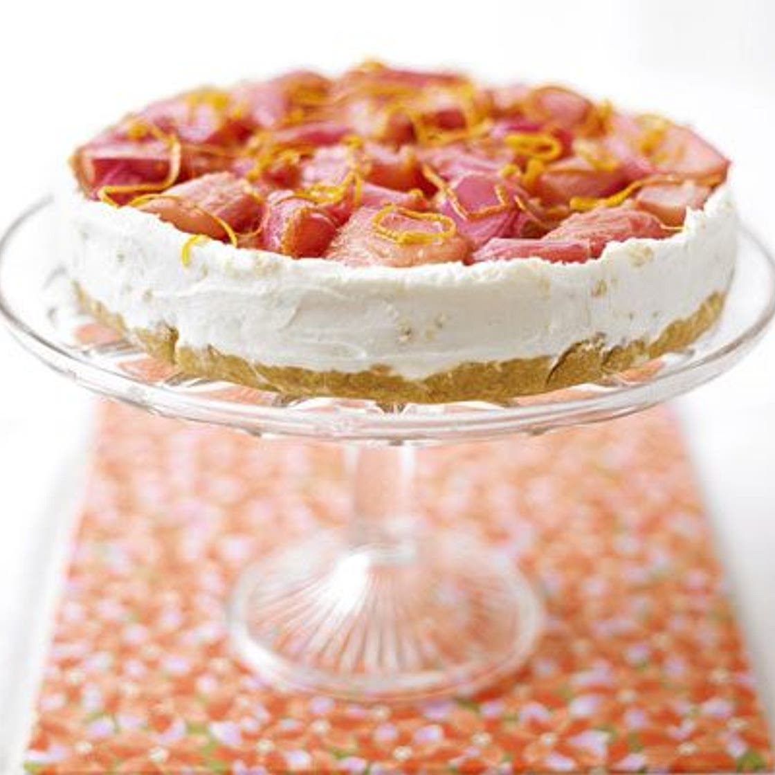 Triple ginger cheesecake