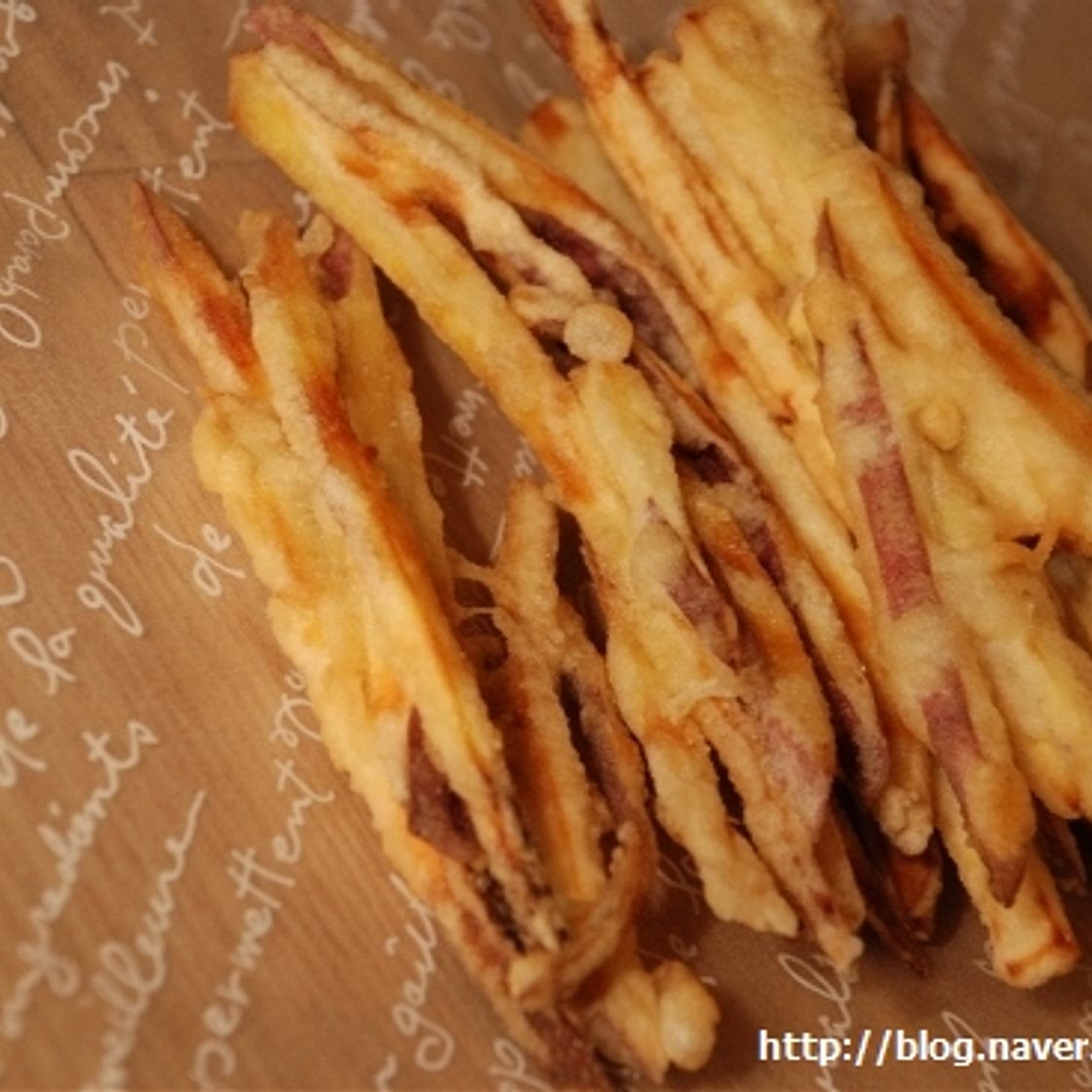 초간단간식 고구마튀김