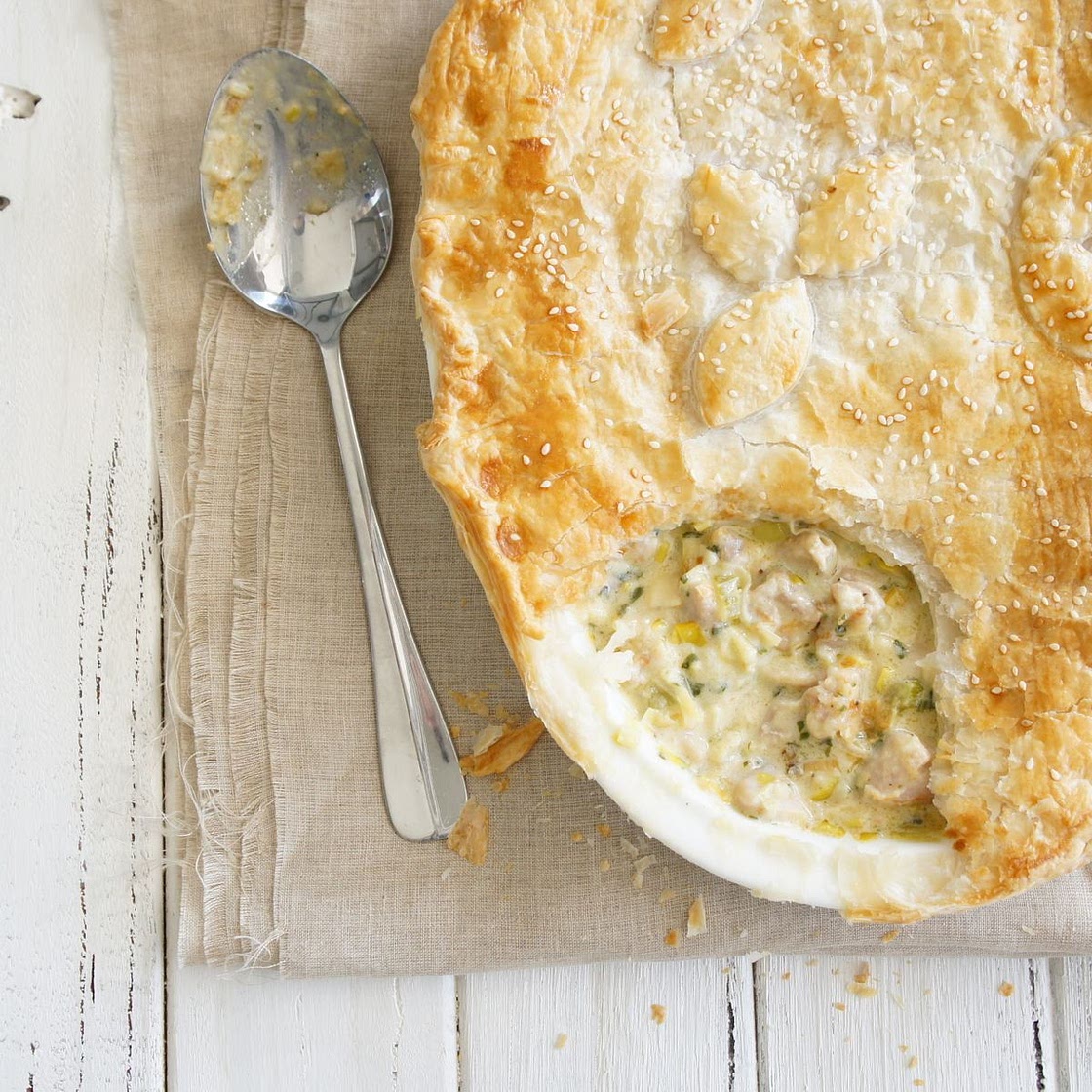 Chicken and leek pie recipe
