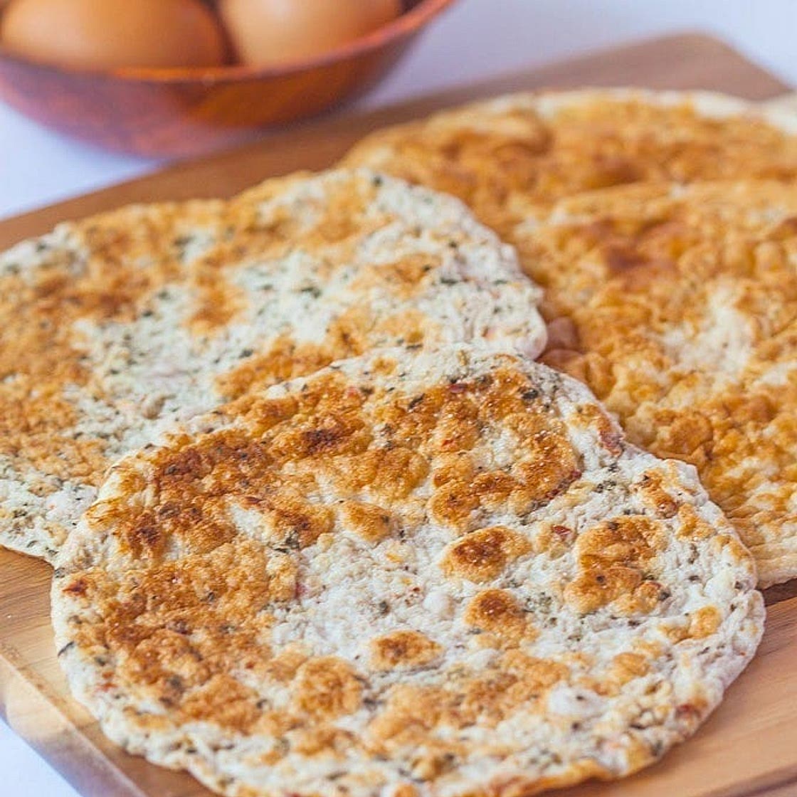 Keto Flatbread (3 ingredients!)